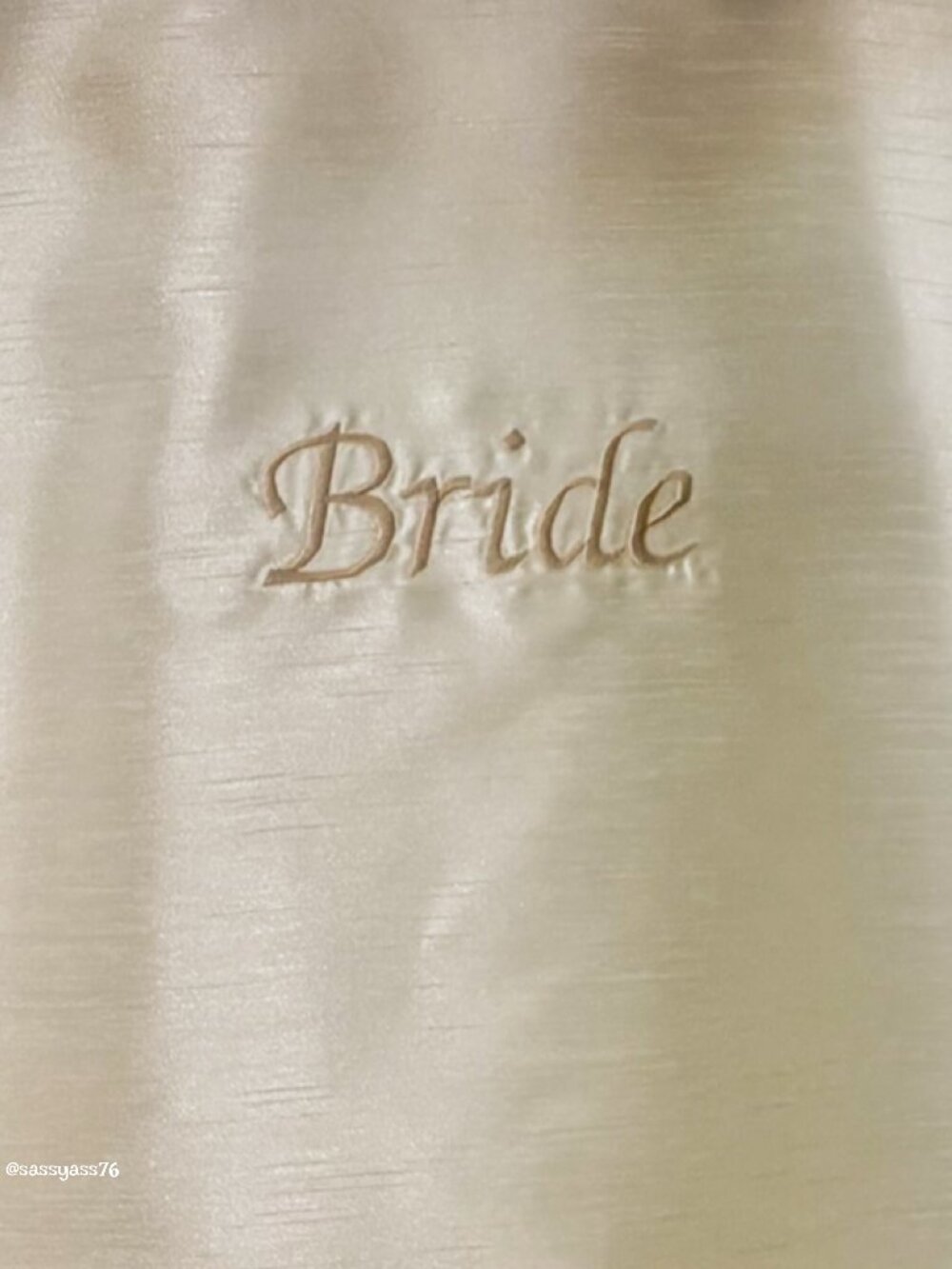 ▪️NWOT▪️HANDMADE▪️Set of Embroidered BRIDE & GROOM OOAK Wedding Reception Bibs - Picture 2 of 8
